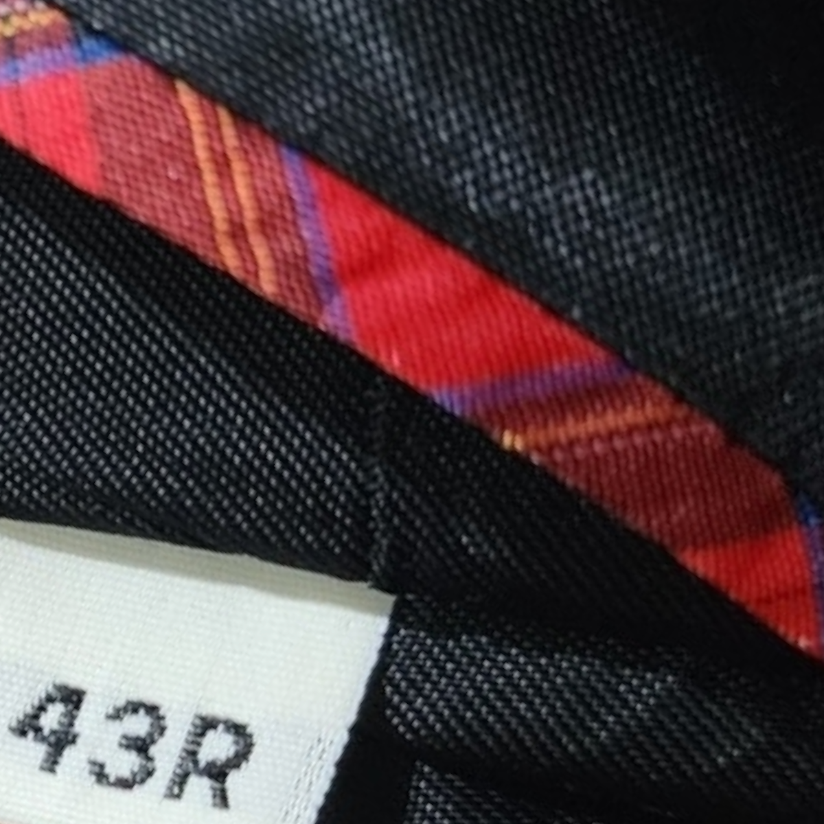 Saco Tommy Hilfiger 43r Negro Lineas