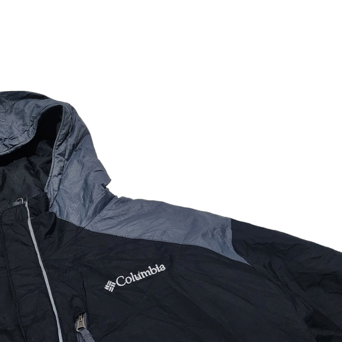 Chamarra Columbia Chico S Negro Con Gris