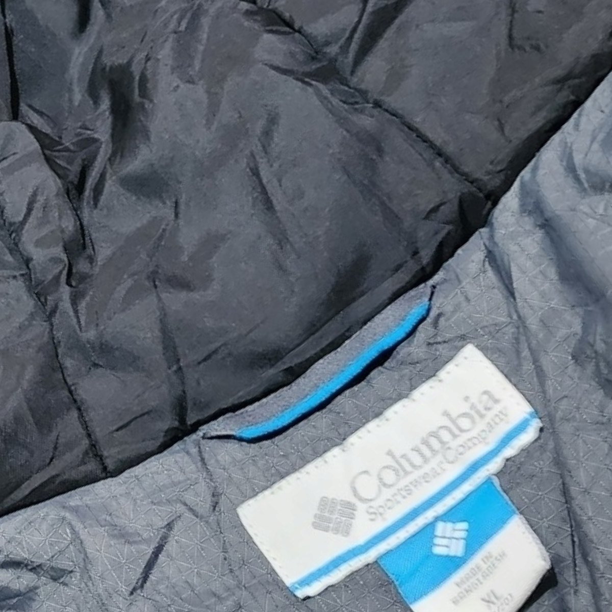 Chamarra Columbia Chico S Negro Con Gris