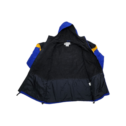 Chamarra Columbia Grande L Azul Con Amarillo