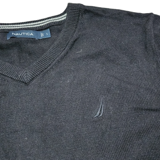 Sueter Nautica Grande L Negro