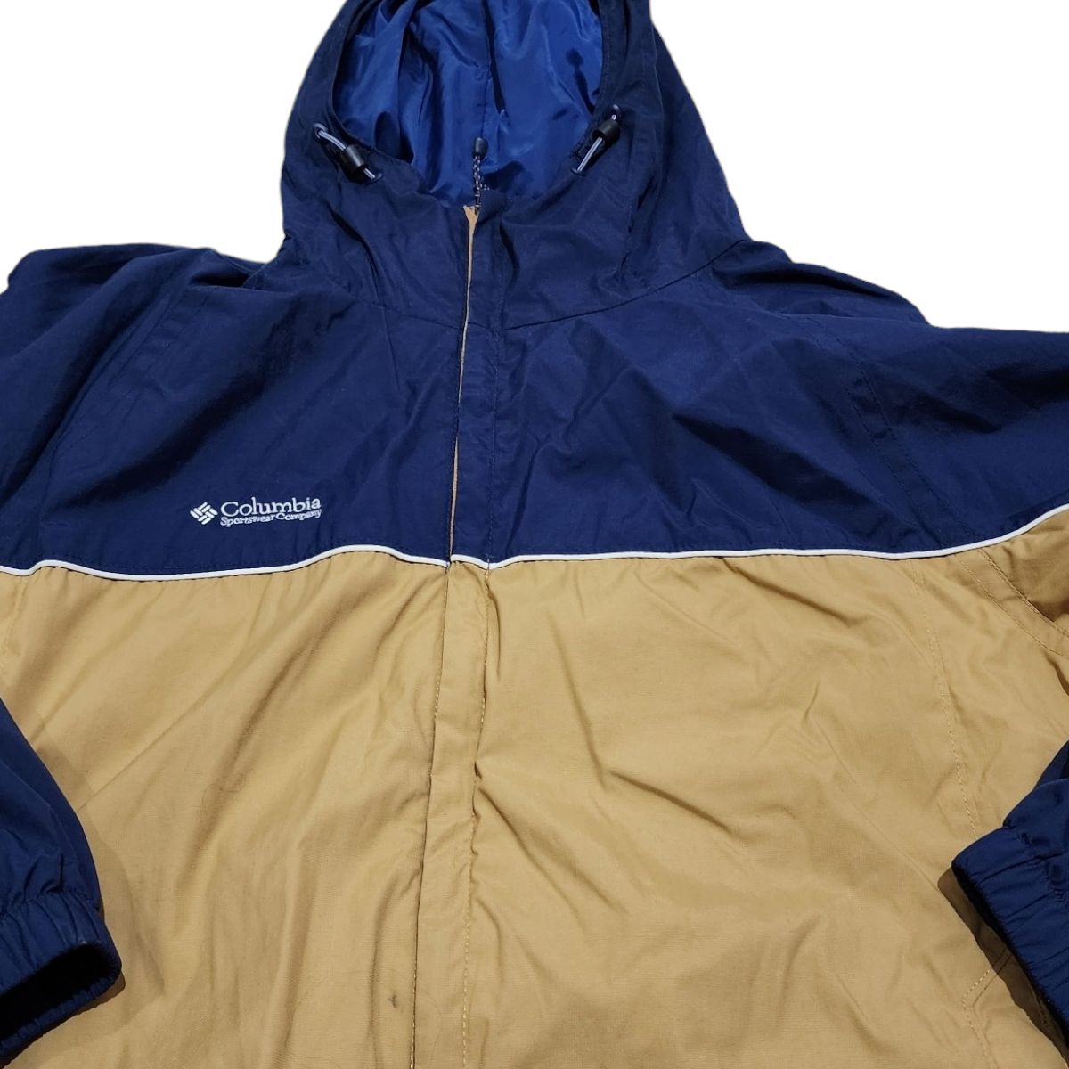 Chamarra Columbia Grande L Amarillo Y Azul