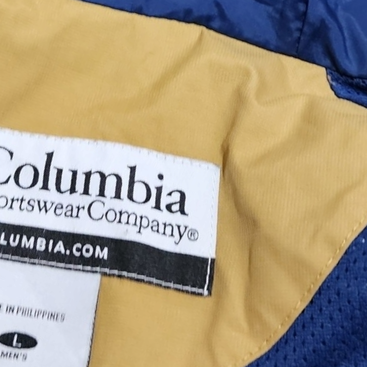 Chamarra Columbia Grande L Amarillo Y Azul