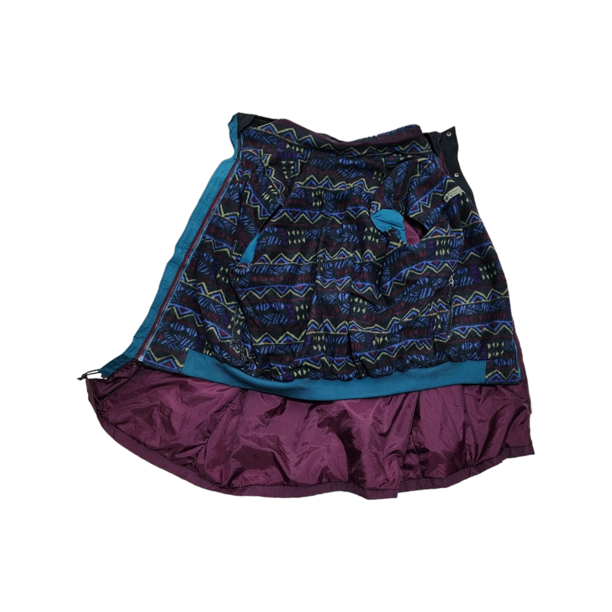 Chamarra Columbia 2 En 1 Grande L Morado