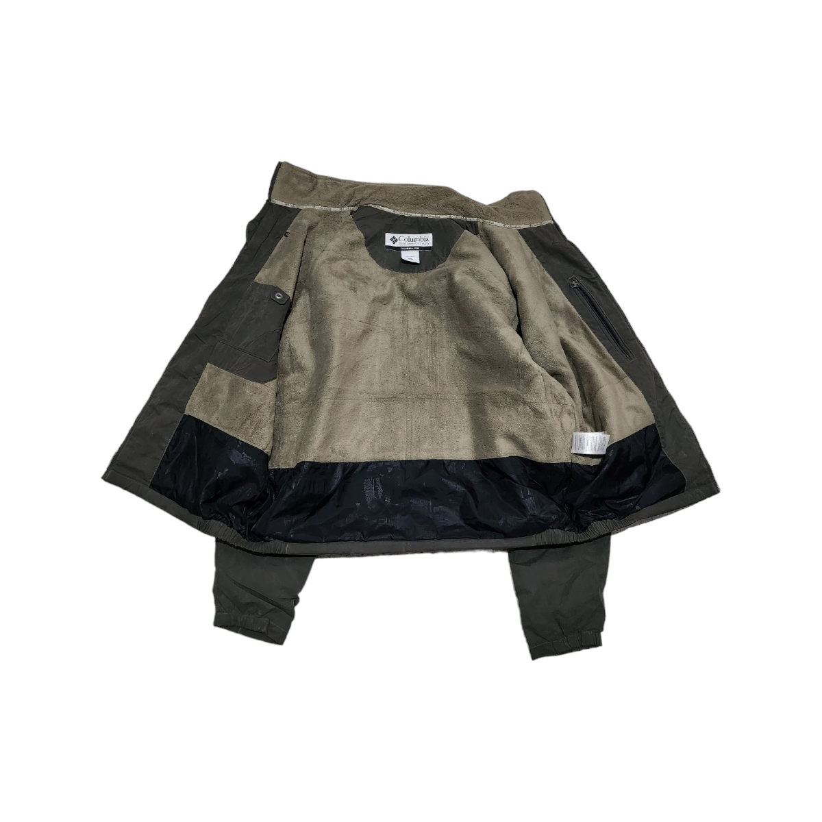 Chamarra Columbia Xgrande Xl Verde Deslavado Opaco