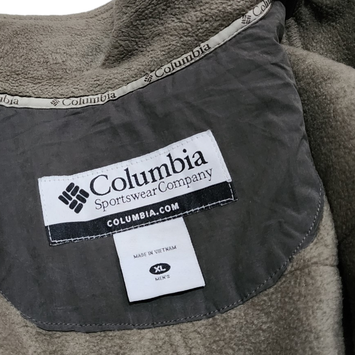 Chamarra Columbia Xgrande Xl Verde Deslavado Opaco