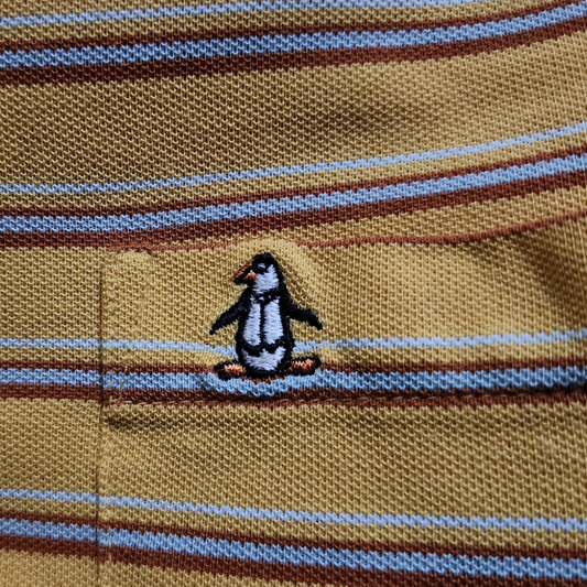 Playera Polo Penguin Chico S Lineas Retro