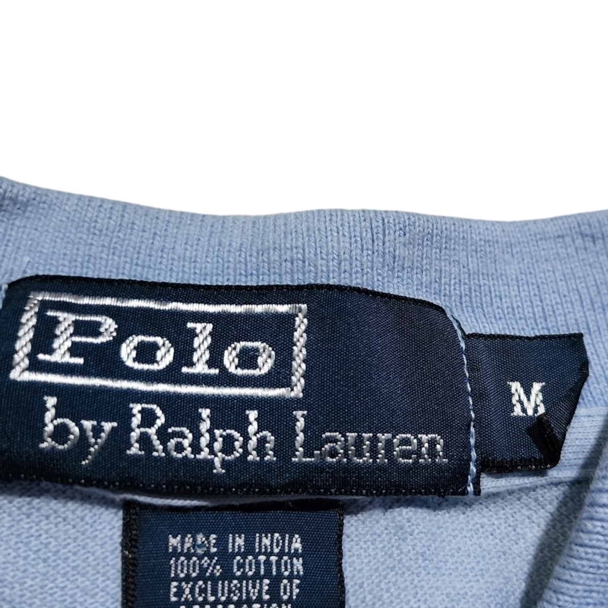 Playera Polo Ralph Lauren Mediana M Azul Lineas Azules