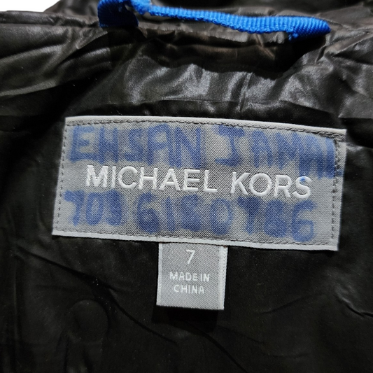 Chamarra Michael Kors Niño 7 Años Negro