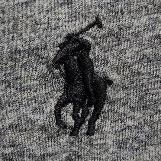 Playera Manga Larga Ralph Lauren Xgrande Xl Custom Fit Gris