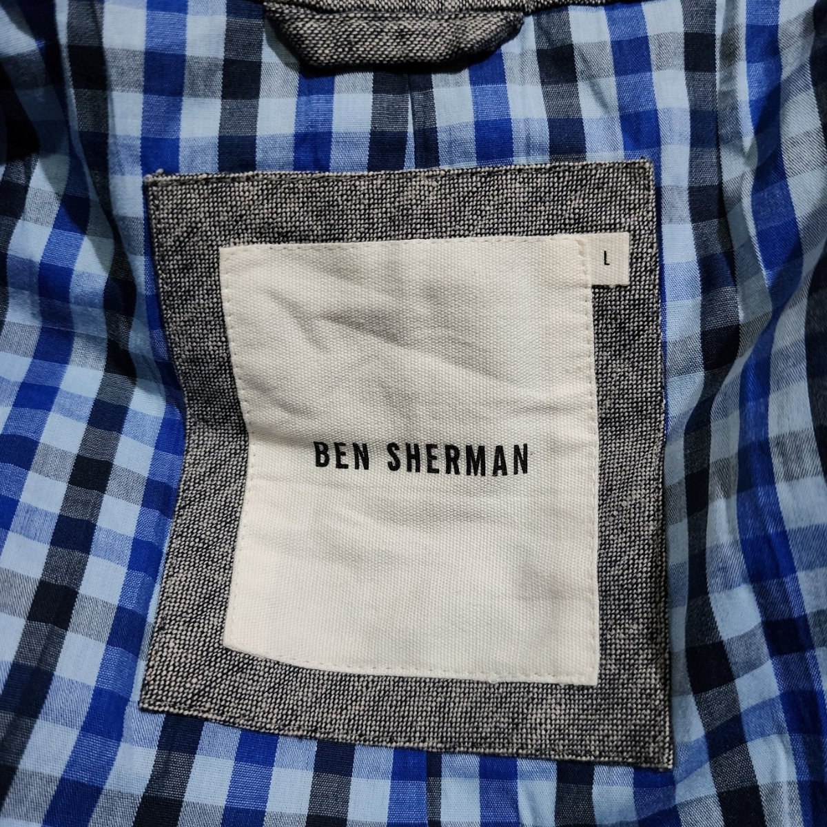 Saco Ben Sherman Grande L Gris
