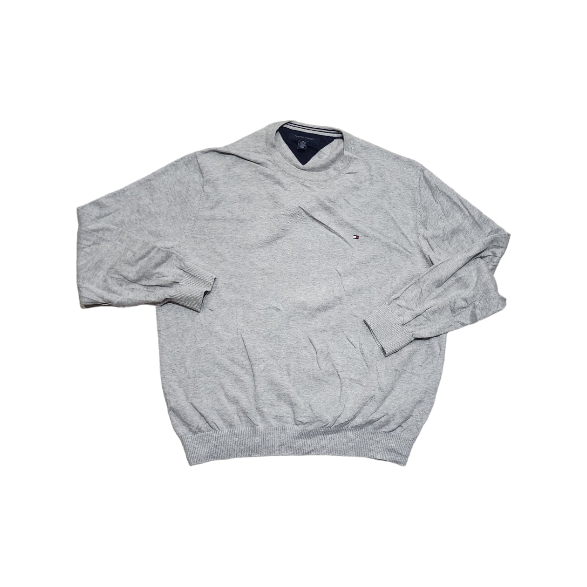 Sueter Tommy Hilfiger Xgrande Xl Gris Halteo