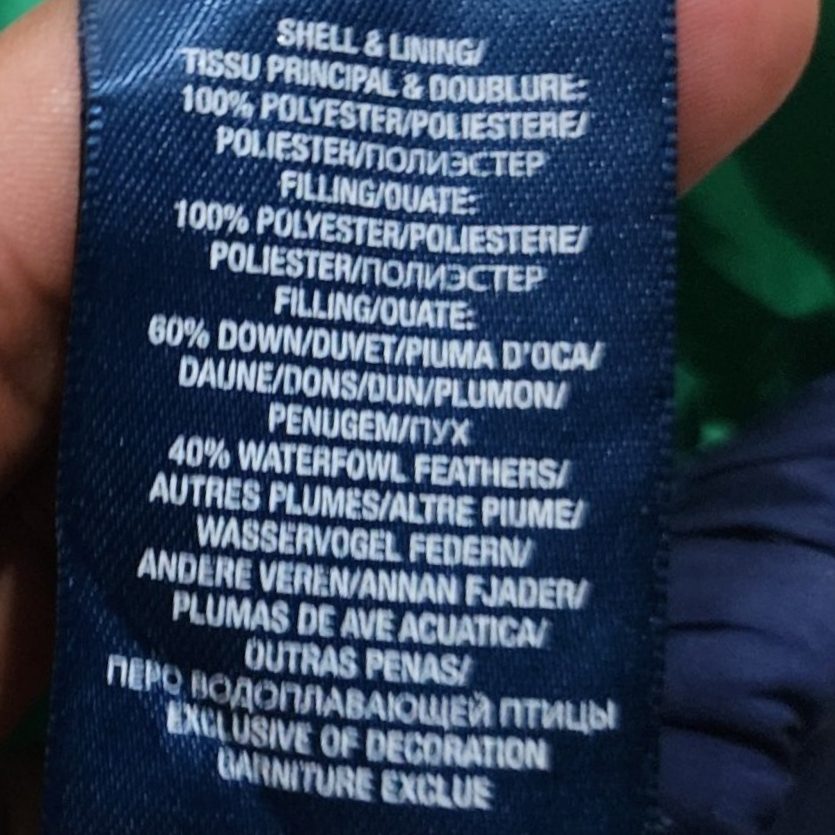 Chamarra Ralph Lauren Niño Mediano 10-12 Años Azul