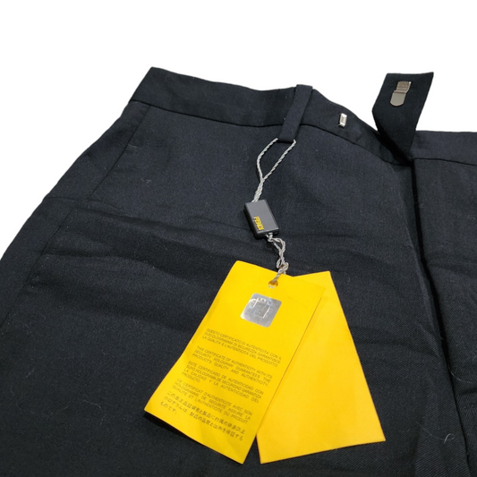 Pantalon Fendi Hombre 46 Italiano Negro 28x34 Usa