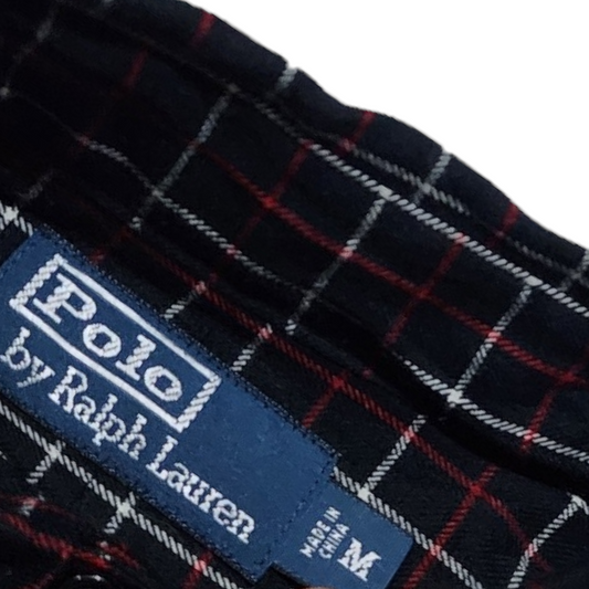 Camisa Ralph Lauren Mediana M Negro Cuadros