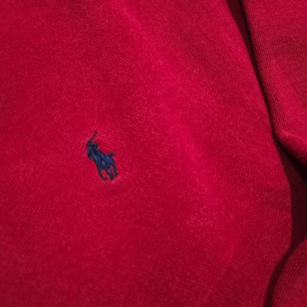 Sudadera Ralph Lauren 2xbig Rojo Pony Azul