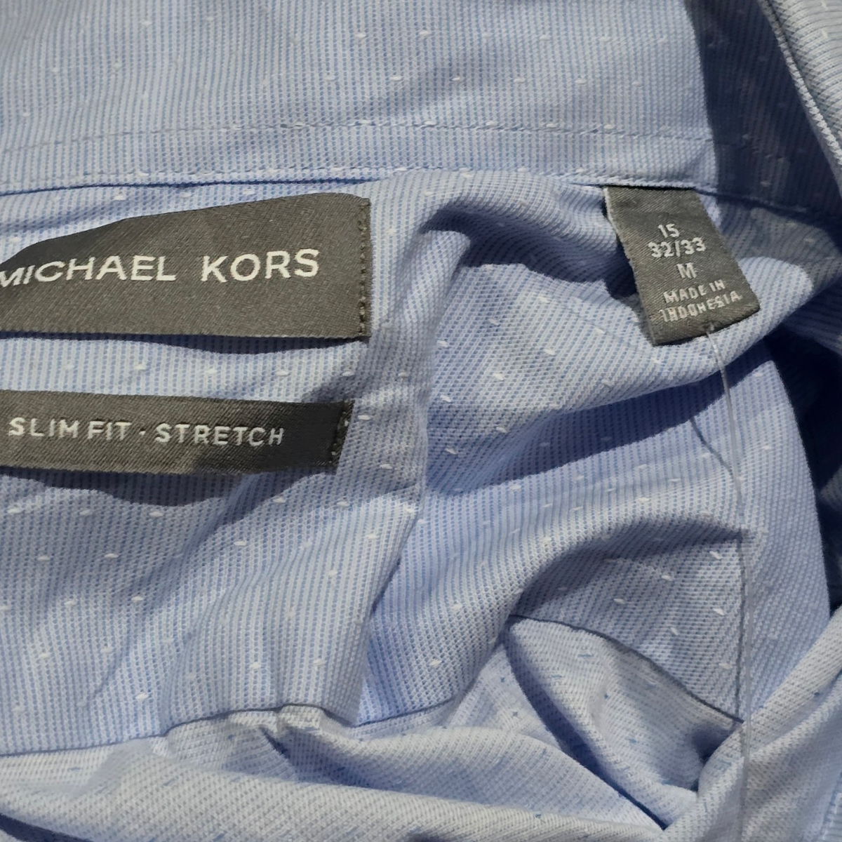 Camisa Michael Kors Mediana M 15 32-33 Azul