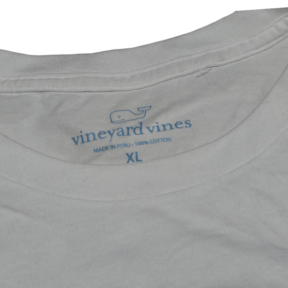 Playera Manga Larga Vineyard Vines Xgrande Xl Blanca navidad