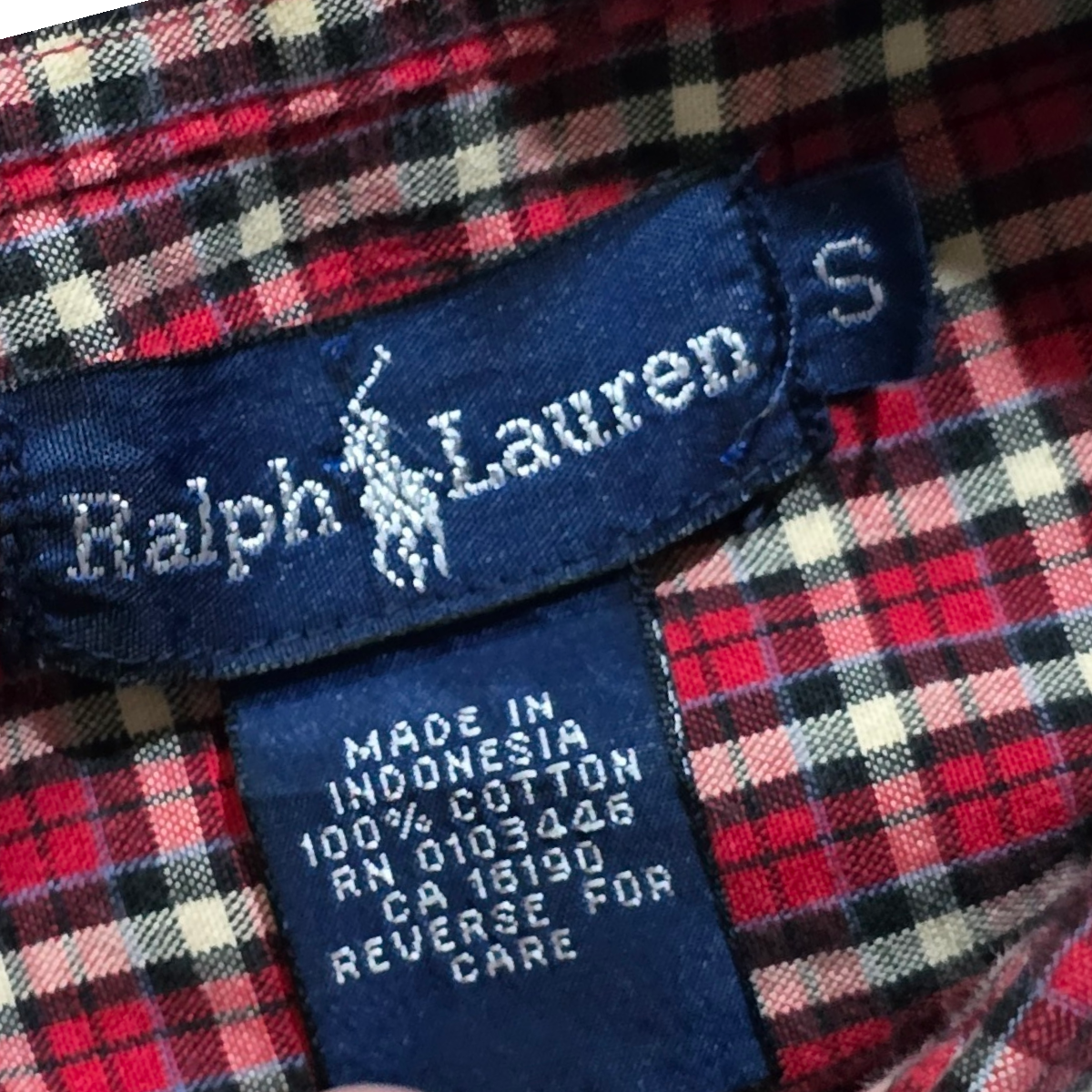 Camisa Ralph Lauren Niño Chico S Cuadro Rojo