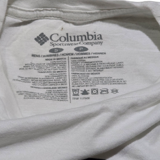 Playera Columbia Chico S Blanca Boston