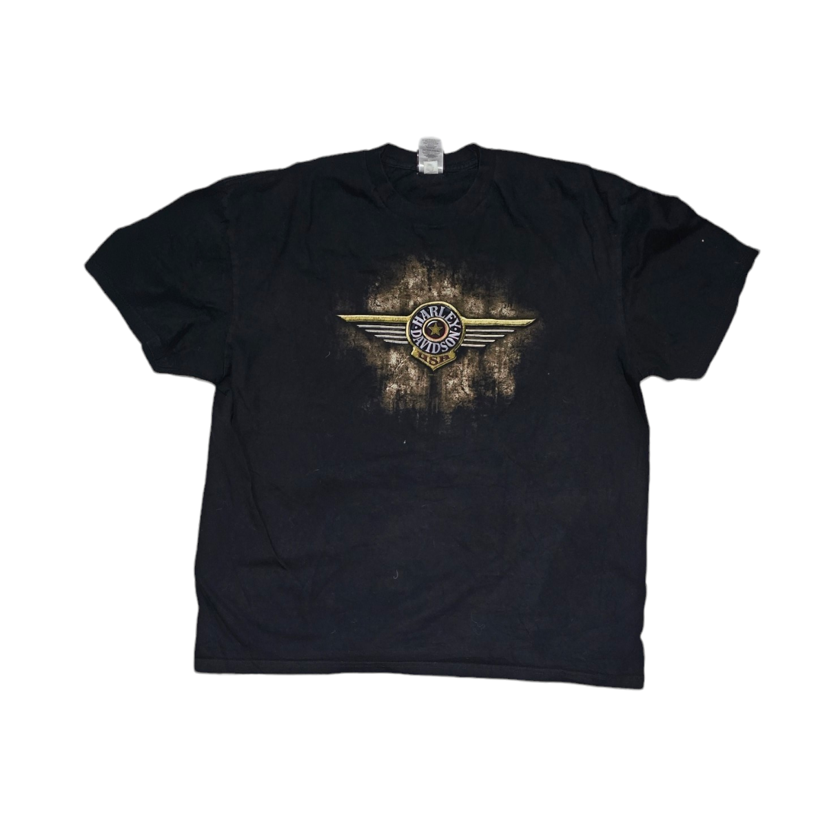 Playera Harley Davidson Usa 2xl Negro logo