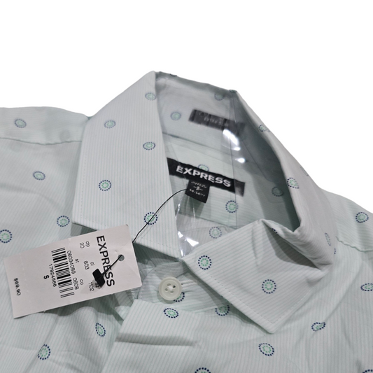 Camisa Express Chico S 14 1/2 Extraslim Menta