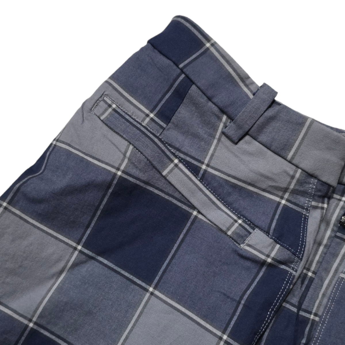 Bermuda Lululemon Talla 38 Azul Cuadro