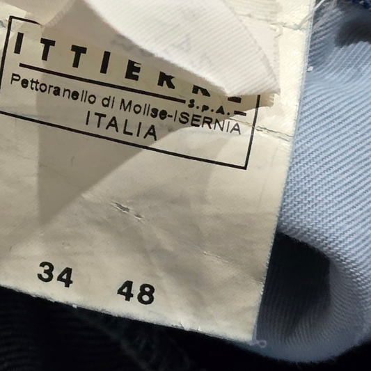 Pantalon Versace Talla 34 Usa, 48 Italia Azul