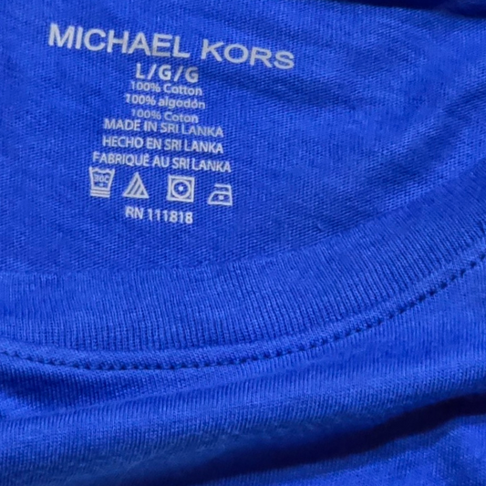 Playera Michael Kors Grande L Azul