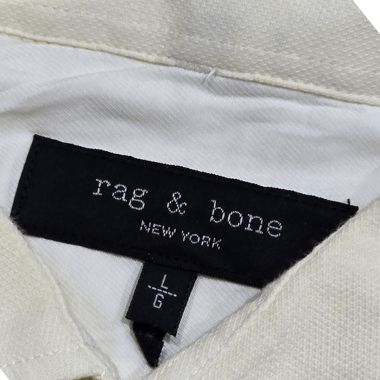 Camisa Rag And Bone Ny Grande L Amarillo