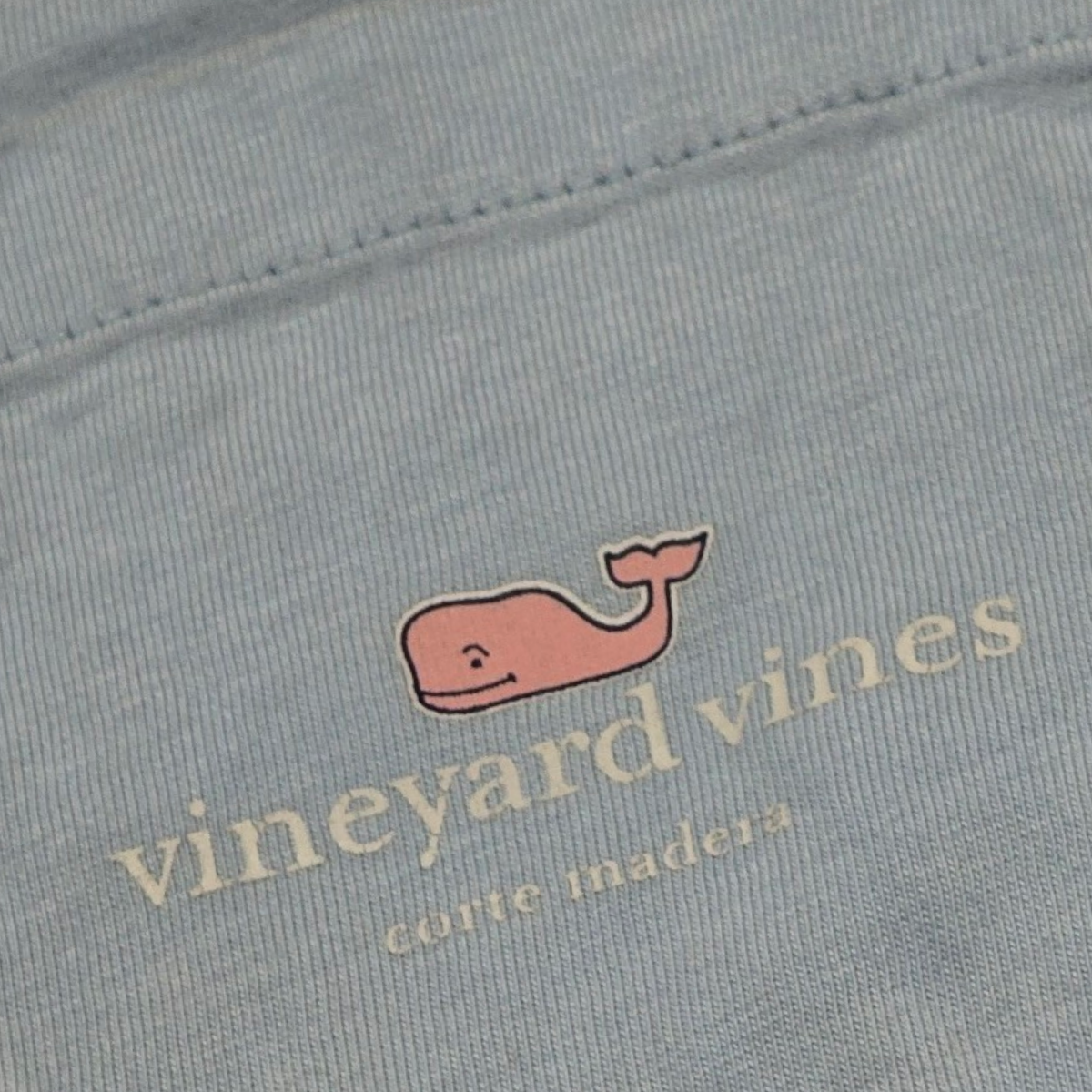 Playera Manga Larga Vineyard Vines Chico S Azul Claro