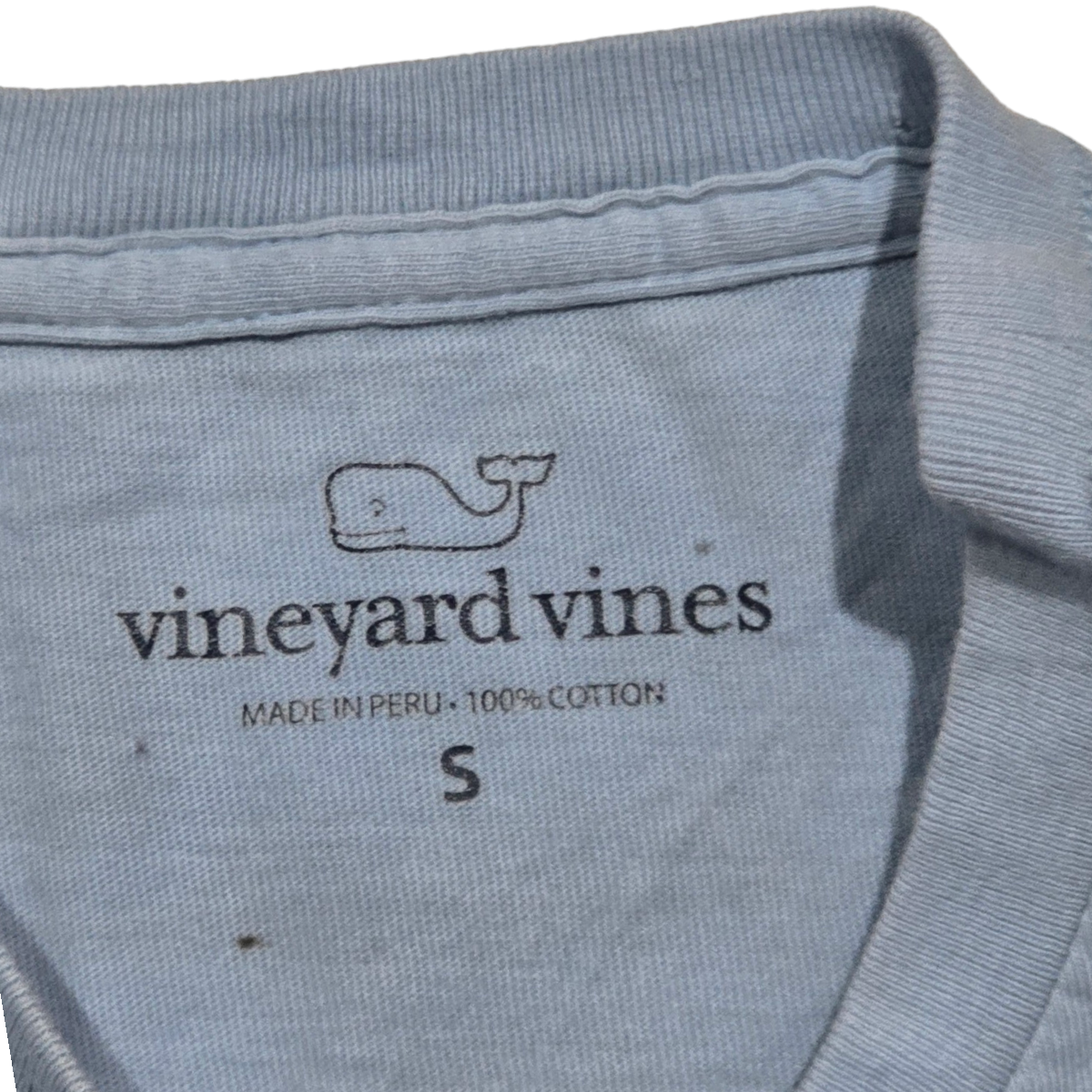 Playera Manga Larga Vineyard Vines Chico S Azul Claro