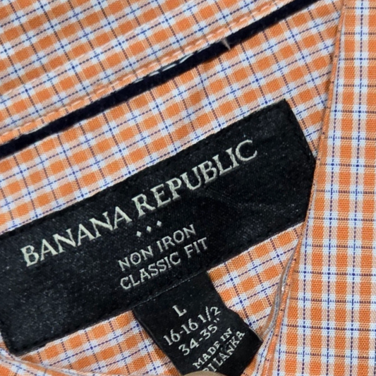 Camisa Banana Republic Grande L Naranja
