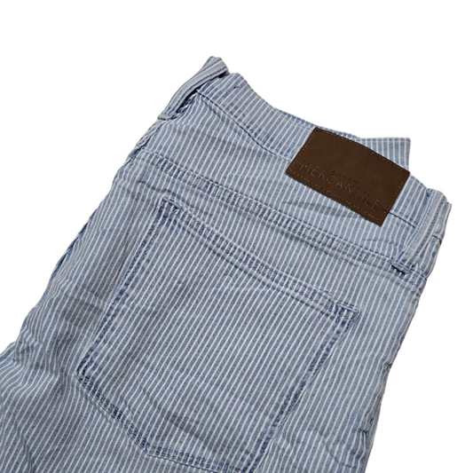 Pantalon J.crew 32 Slimfit Azul Claro Lineas
