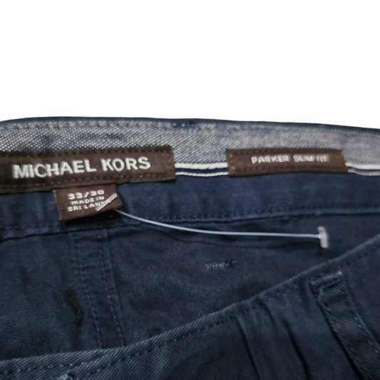 Pantalon Michael Kors 33x30 Parker Slimfit Azul