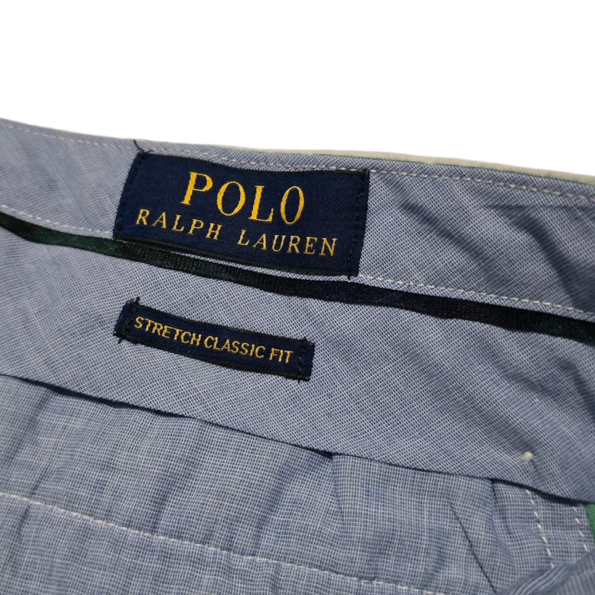 Bermuda Polo Ralph Lauren Talla 36 Verde Lineas