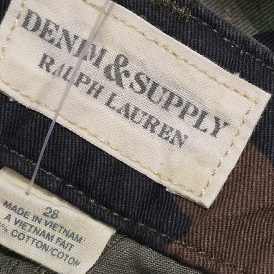 Pantalon Ralph Lauren 28x30 Camuflaje Verde