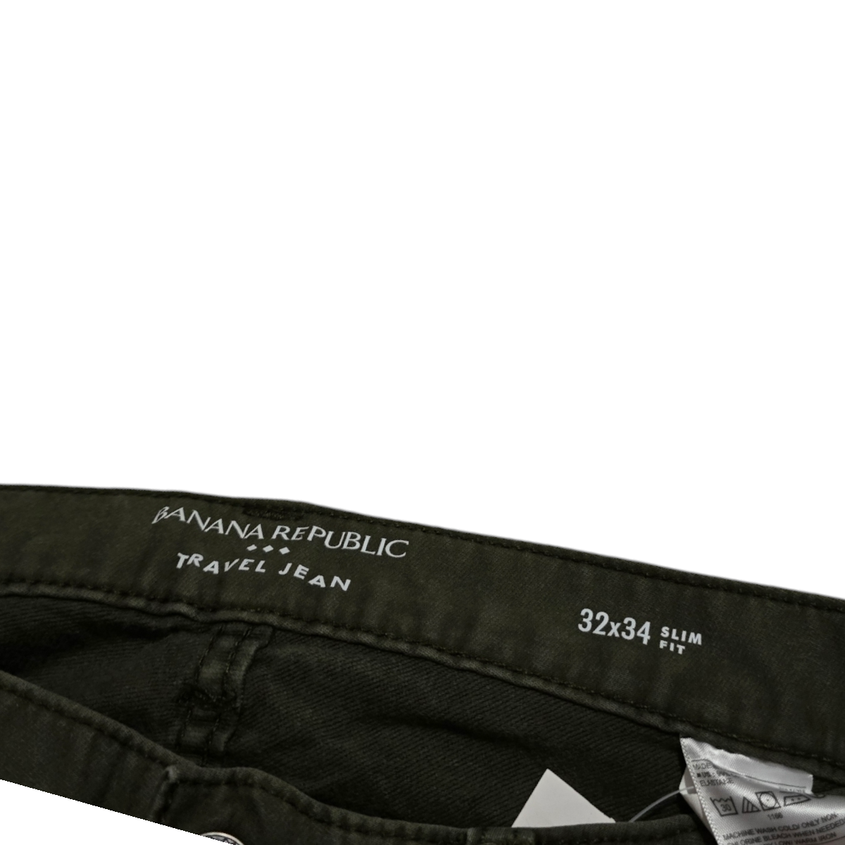 Pantalon Banana Republic 32x34 Slimfit Verde Traveler