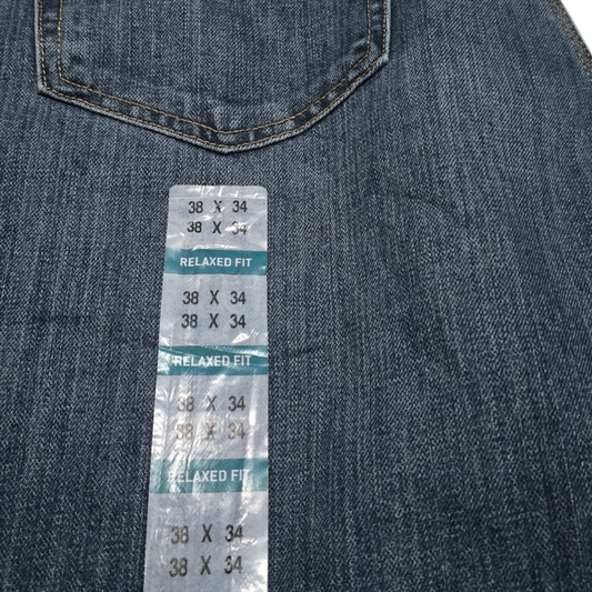 Pantalon Carhartt 38x34 Recto Azul