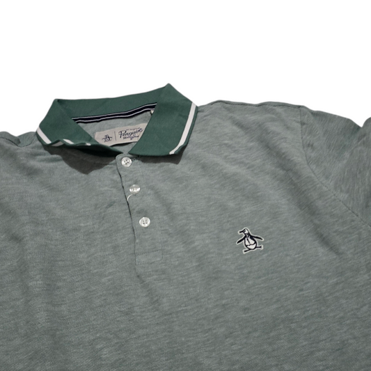 Playera Polo Penguin Mediana M Verde