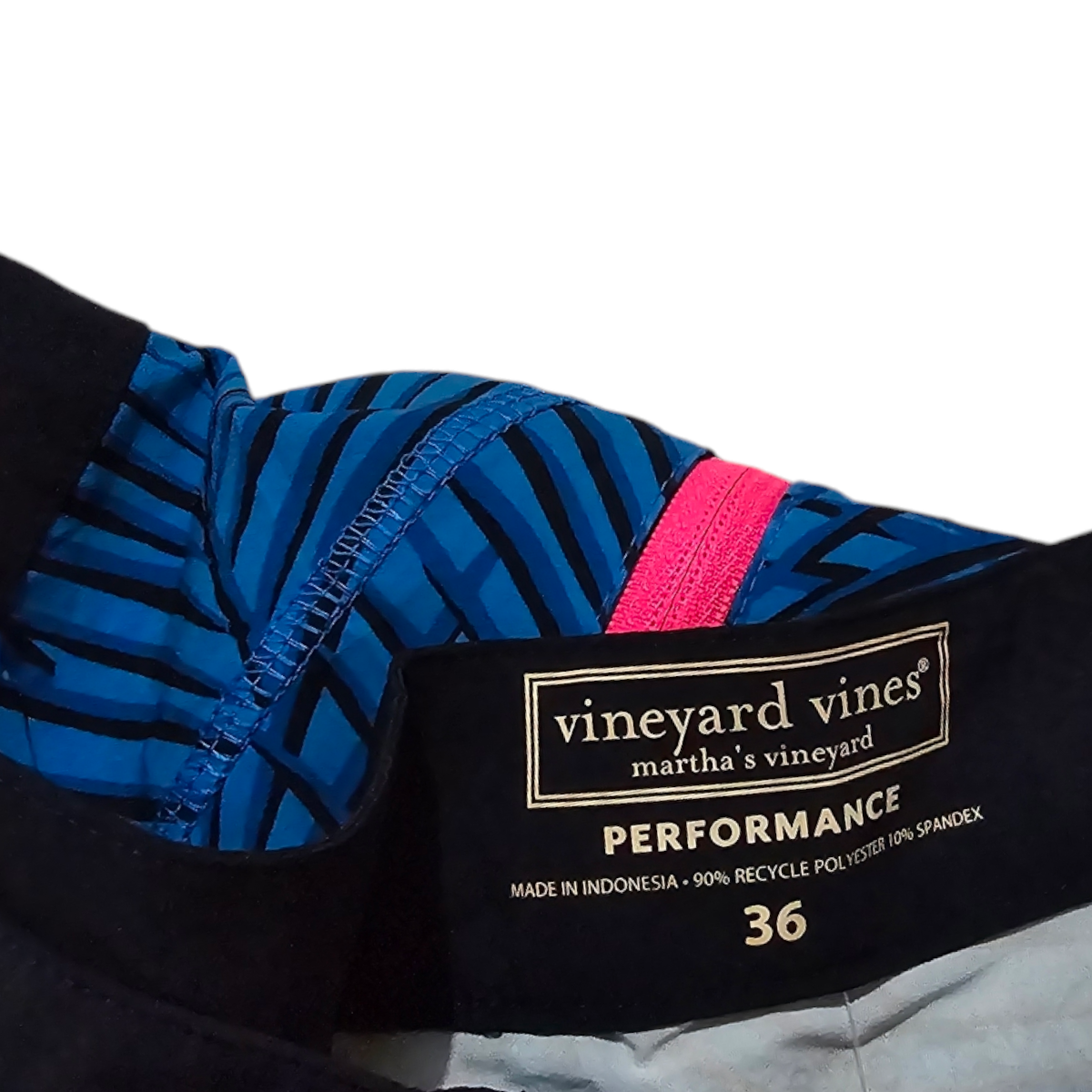 Bermuda Vineyard Vines Performance Talla 36 Azul