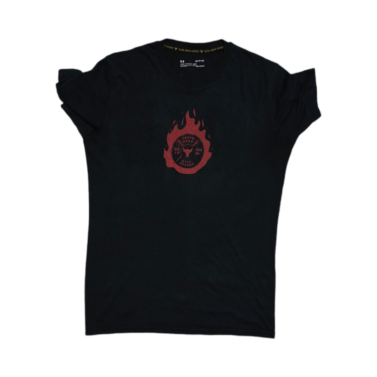 Playera Under Armour The Rock Chico S Negra