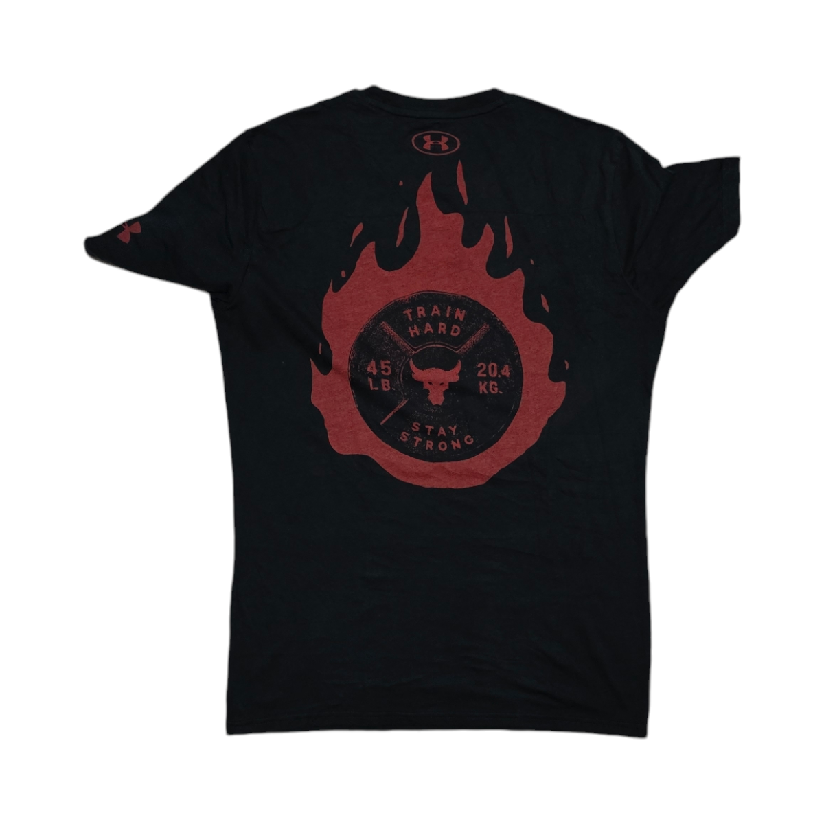 Playera Under Armour The Rock Chico S Negra