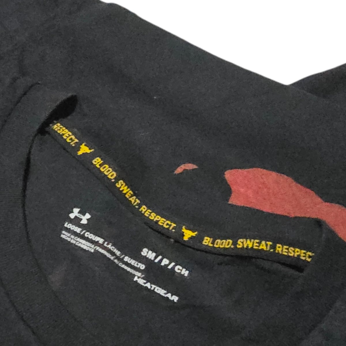 Playera Under Armour The Rock Chico S Negra