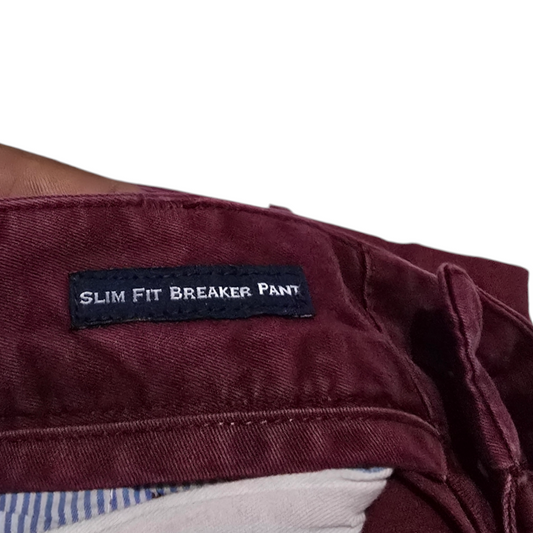 Pantalon Vineyard Vines 30x32 Slimfit Vino