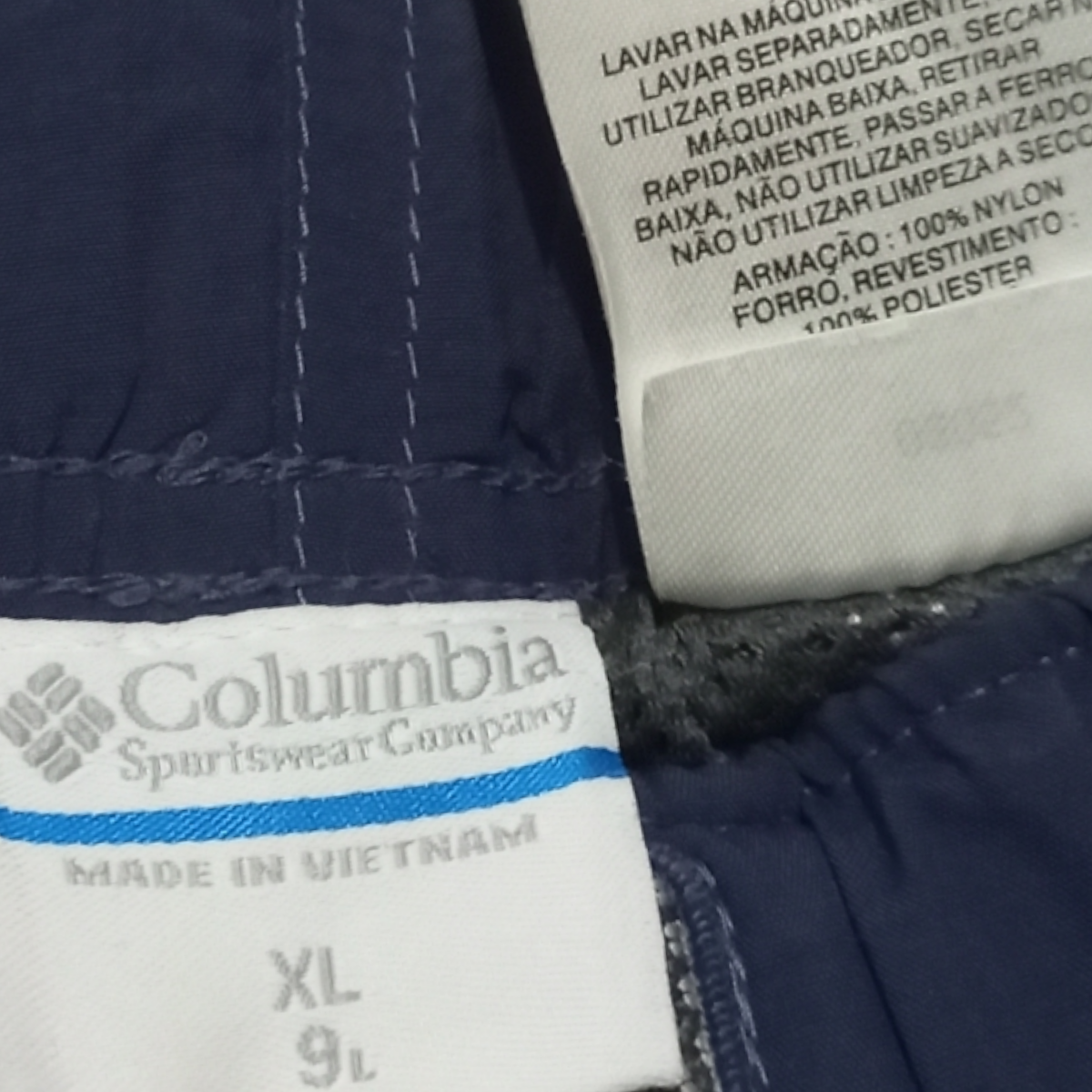 Short Columbia Extra Gande Xl Azul