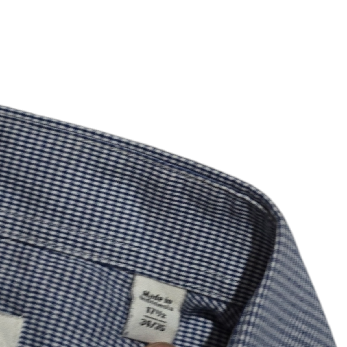Camisa Calvin Klein Xgrande Xl Slim Fit Cuadro Azul