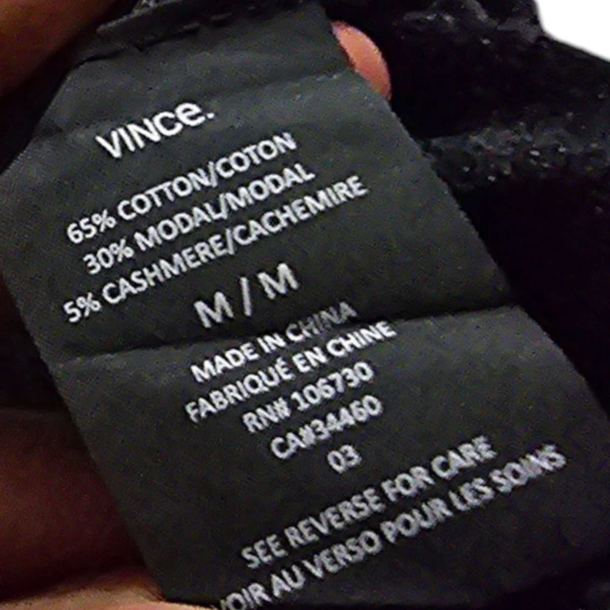 Sueter Vince Mediano M Gris