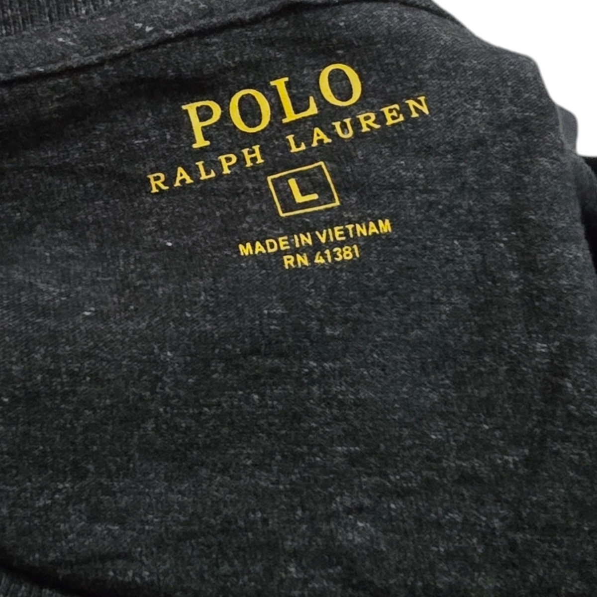 Playera Manga Larga Ralph Lauren Grande L Gris Pony Vino