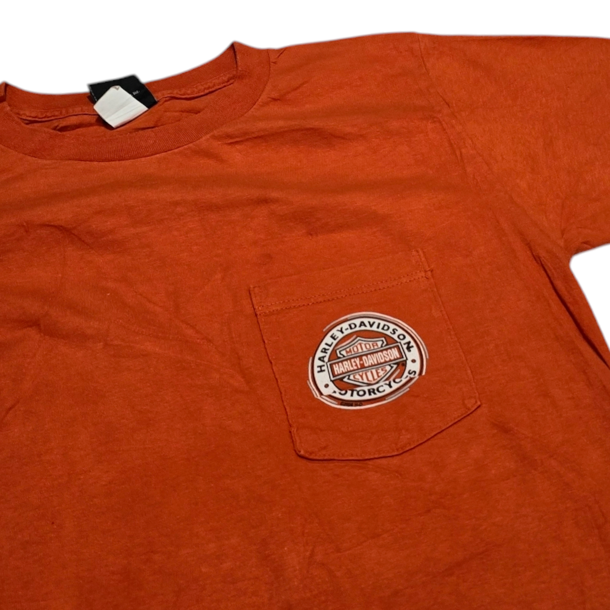 Playera Harley Davidson Mediana M Naranja